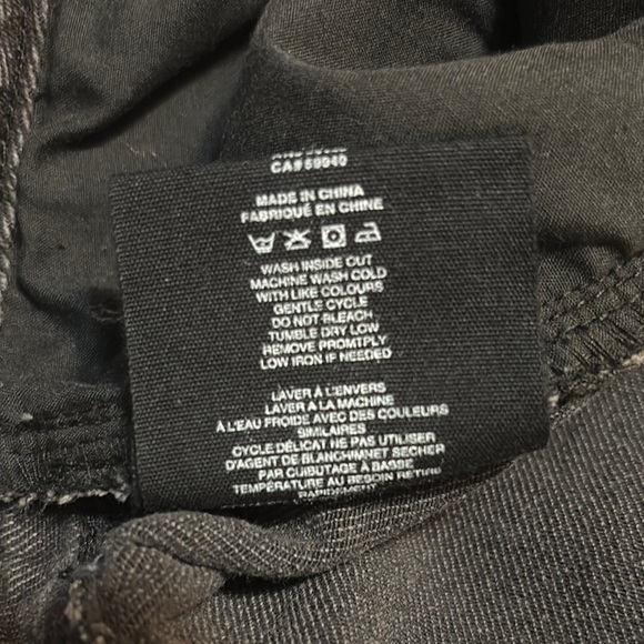 NWT AFRM  black High Rise Jeans Classic Style Size 27 - Picture 9 of 9